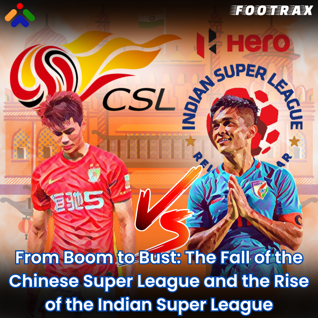 Chinese Super League is not able to maintain its standard. Whereas, Indian Super League is growing in positive direction.