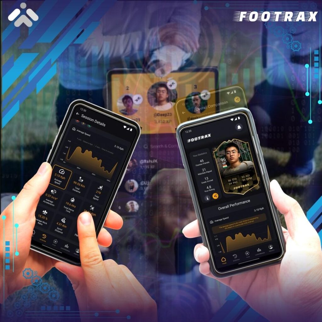 Footrax has developed the wearable device for grassroots level players.