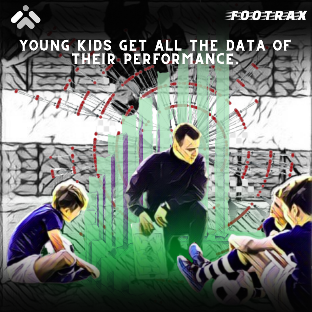kids get all the data from wearable sports technology, footrax.