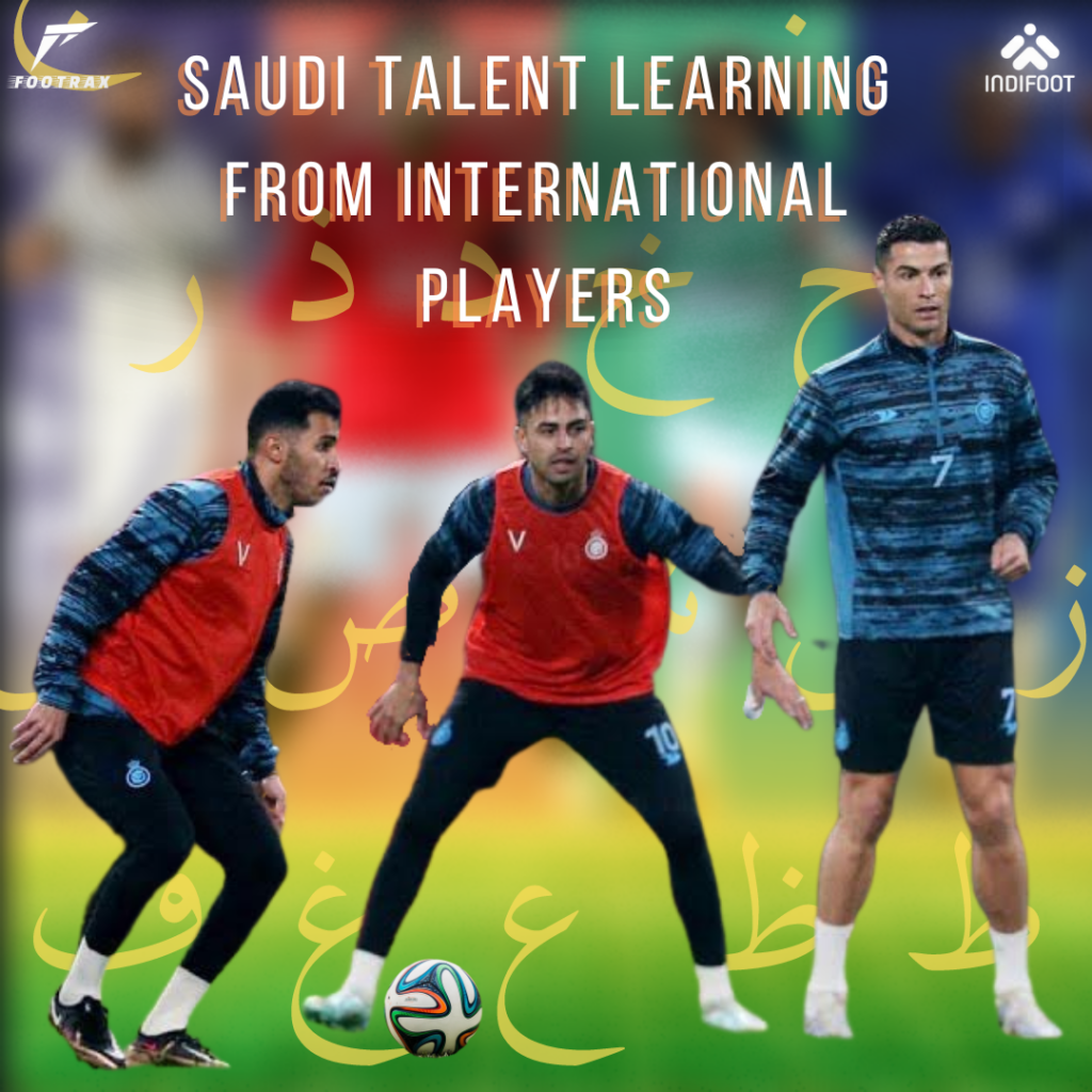 Saudi Local players are learning from international player's experience with help of sports technology